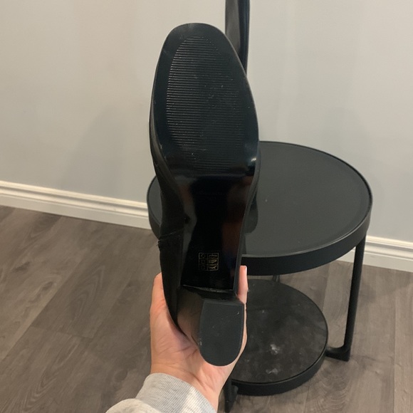 L’Intervalle Black Leather Boots - Picture 4 of 8